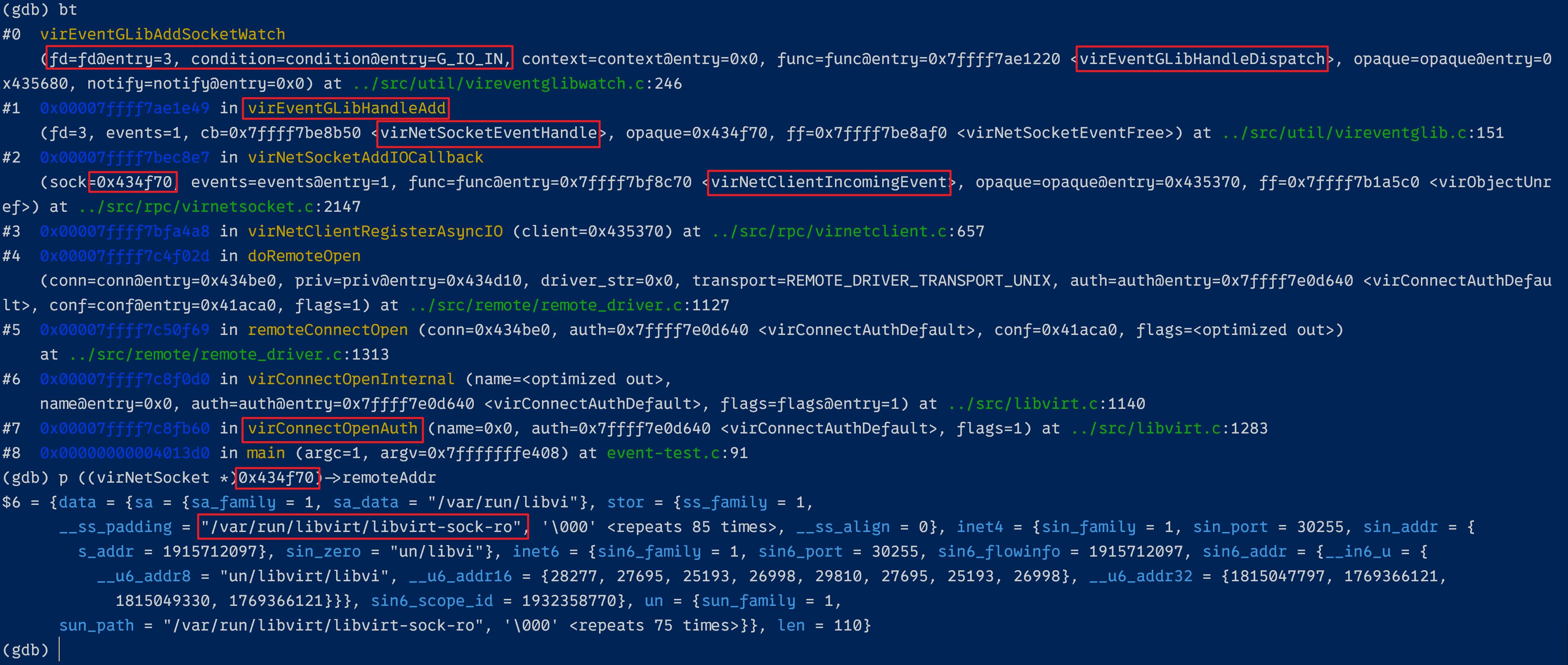 Libvirt 事件处理机制（二）客户端初始化监听与事件处理