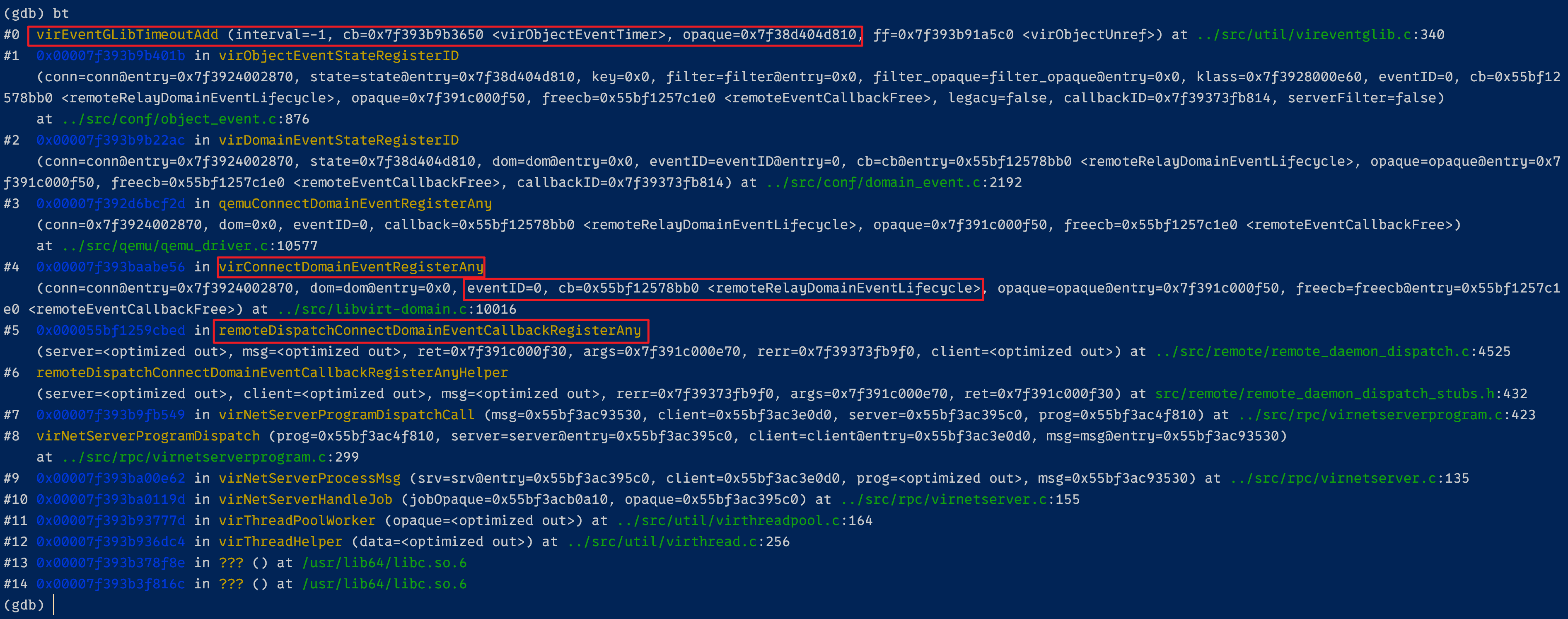 Libvirt 事件处理机制（二）客户端初始化监听与事件处理