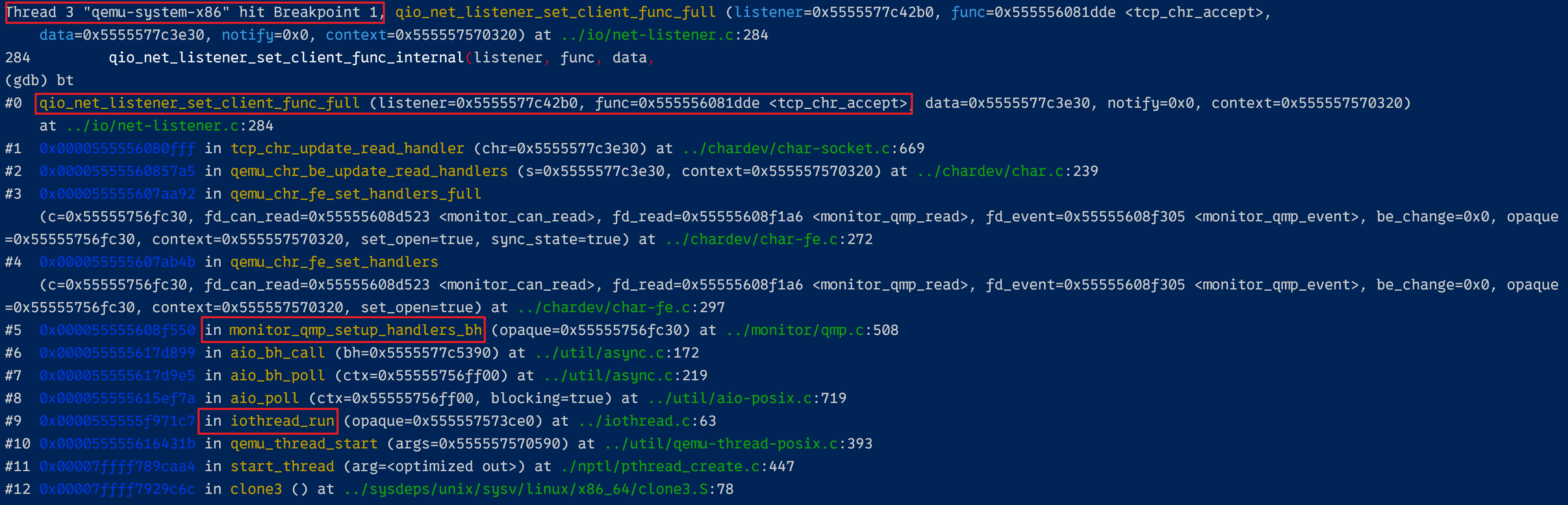 QEMU qmp 命令卡住问题分析与修复