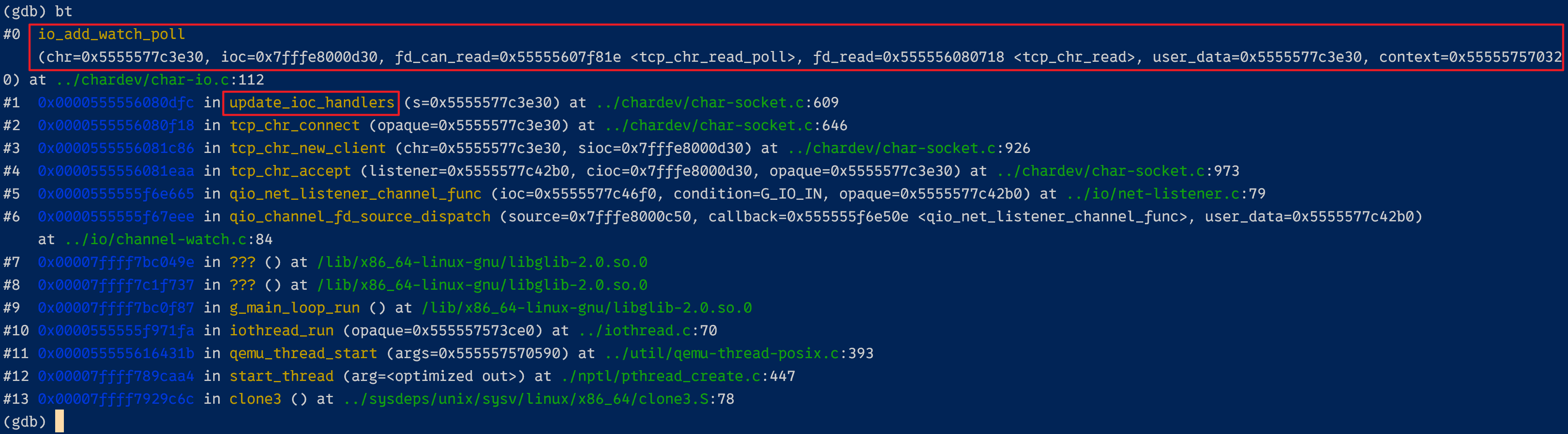 QEMU qmp 命令卡住问题分析与修复